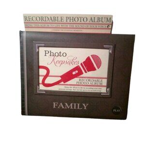 Recordable Photo ALBUM  Photo keepsakes Living Audio Album (open box)